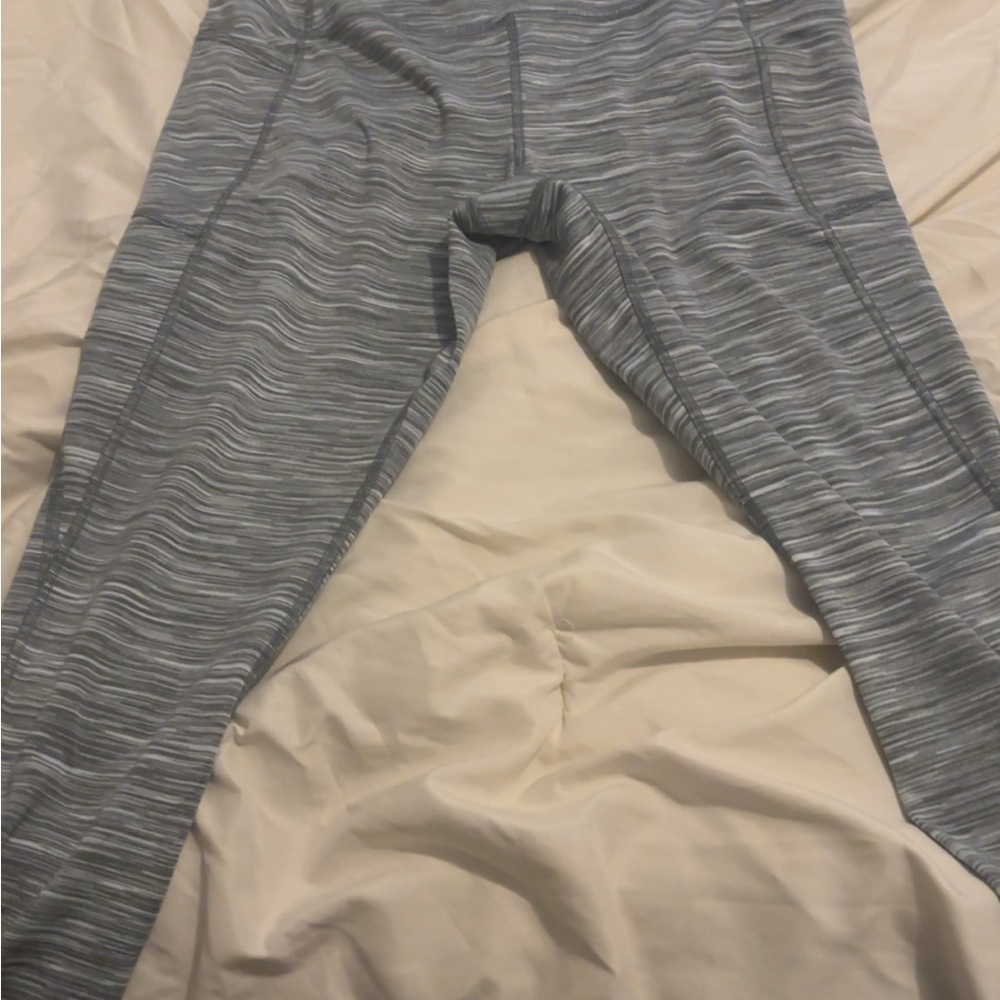 RBX Charcoal Striped Leggings